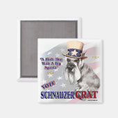 ミニチュアシュナウザーの贈り物 マグネット (正面/裏面)