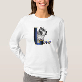 ミニチュアシュナウザーの贈り物 Tシャツ