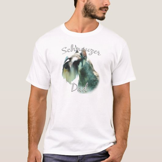 ミニチュアシュナウザーパパ2 Tシャツ (正面)