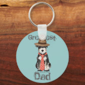 ミニチュアシュナウザーパパ キーホルダー (正面)