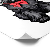 ミニチュアシュナウザーパピー ポスター (角)