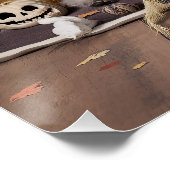 ミニチュアシュナウザーパンプキンズハロウィーン怖 ポスター (コーナー)