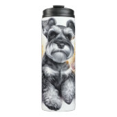 ミニチュアシュナウザーフローラチャーム タンブラー (正面)