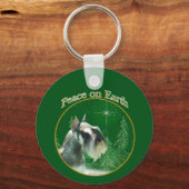 ミニチュアシュナウザー平和 キーホルダー (裏面)