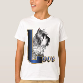 ミニチュアシュナウザー愛 Tシャツ