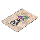 ミニチュアシュナウザー海賊 ノートブック (左側)