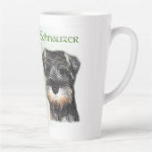 ミニチュアシュナウザー カフェラテマグ (右)