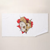 ミニチュアシュナウザー バスタオル (バスタオル)