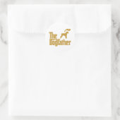 ミニチュアシュナウザー ラウンドシール (バッグ)