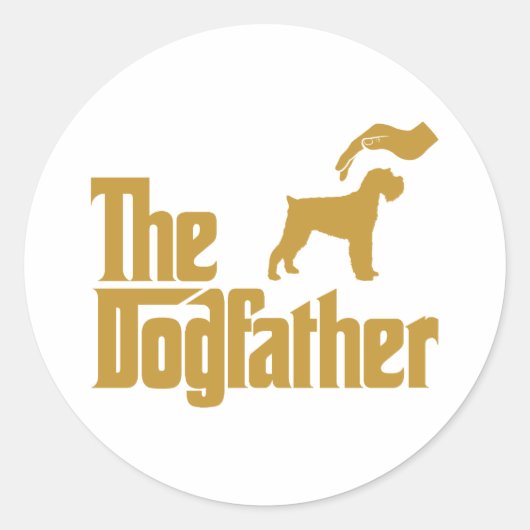 ミニチュアシュナウザー ラウンドシール (正面)