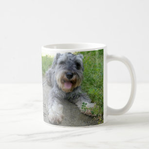 ミニチュアシュナウザー zwergschnauzer (miniature schnauzer) コーヒーマグカップ