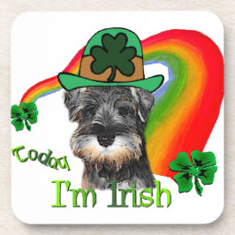 ミニチュアシュナウザーSt patricks コースター