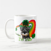 ミニチュアシュナウザーSt patricks コーヒーマグカップ (左)