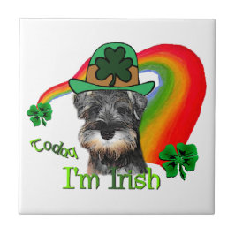 ミニチュアシュナウザーSt patricks タイル