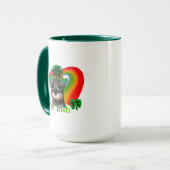 ミニチュアシュナウザーSt patricks マグカップ (正面左)