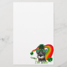 ミニチュアシュナウザーSt patricks 便箋