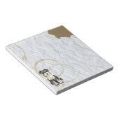 ミニチュアシュナウザ食べーのレッスンプラン ノートパッド (アングル)