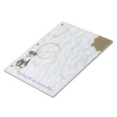 ミニチュアシュナウザ食べーのレッスンプラン ノートパッド (アングル)