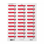 ミニチュアシュナウツァーキュートカートカートゥーンスケッチ ラベル (フルシート)