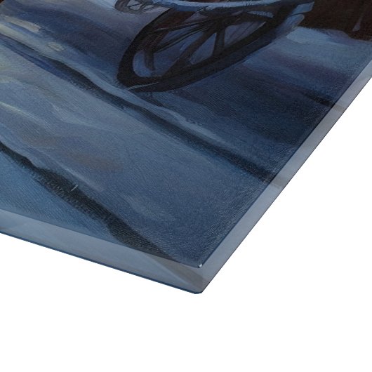 ミニチュアシュナウツァークリスマスフェスティバルシーズン カッティングボード (角)