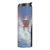 ミニチュアシュナウツァークリスマスフェスティバルシーズン タンブラー (回転左)