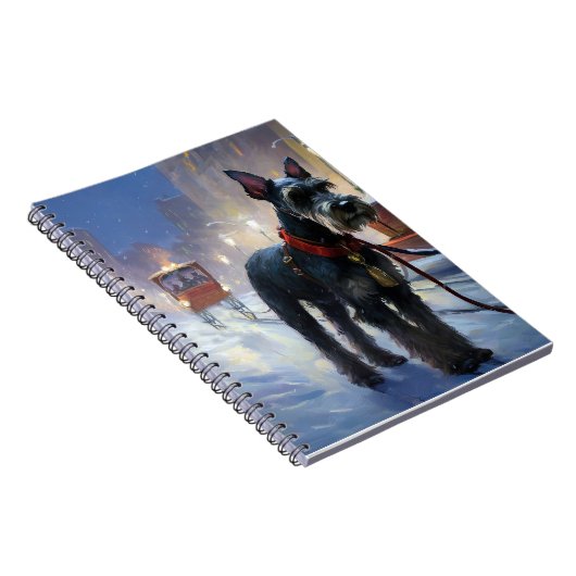 ミニチュアシュナウツァークリスマスフェスティバルシーズン ノートブック (右側)