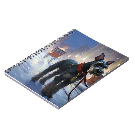 ミニチュアシュナウツァークリスマスフェスティバルシーズン ノートブック (左側)