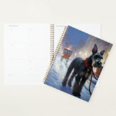 ミニチュアシュナウツァークリスマスフェスティバルシーズン プランナー手帳 (ディスプレー)