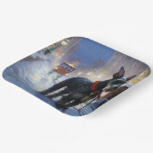 ミニチュアシュナウツァークリスマスフェスティバルシーズン ペーパープレート (傾斜あり)