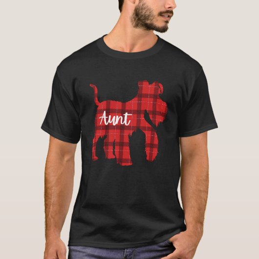 ミニチュアシュナウツァー叔母1 Tシャツ (正面)