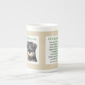 ミニチュアシュナザーパピー伝統 ボーンチャイナマグカップ (正面)