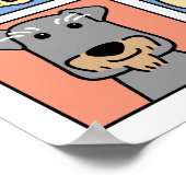 ミニチュアシュノーザーが大好き ポスター (角)