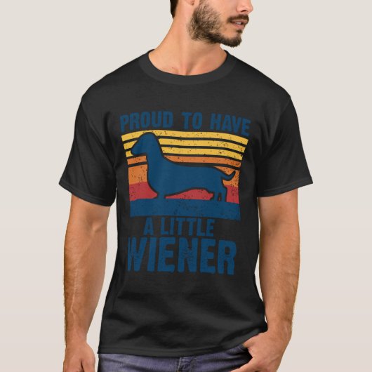 ミニチュアダックスフンドを愛する気持ちを誇りに思う Tシャツ (正面)