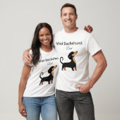 ミニチュアダックス父Tシャツ 犬のオーナーギフト Tシャツ (ユニセックス)