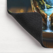 ミニチュアティーカップワンダーランドカラフルアート マウスパッド (コーナー)