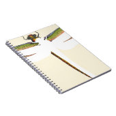 ミニチュアトンボ（白） ノートブック (右側)