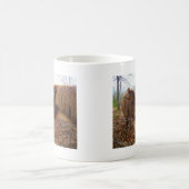 ミニチュアドンキー&ホースバレンタインハート コーヒーマグカップ (中央)