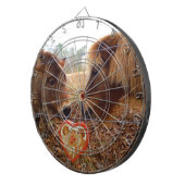 ミニチュアドンキー&ホースバレンタインハート ダーツボード (正面右)