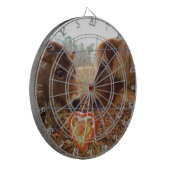 ミニチュアドンキー&ホースバレンタインハート ダーツボード (正面左)