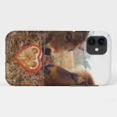 ミニチュアドンキー&ホースバレンタインハート Case-Mate iPhoneケース (裏面(横))