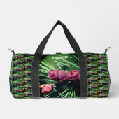 ミニチュアパインコーンパーソナライズされた ダッフルバッグ (正面)