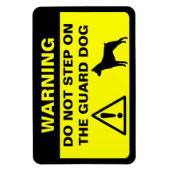 ミニチュアピンシャーおもしろいミニピンガード警告ドッグ マグネット (縦)