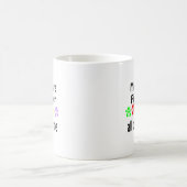 ミニチュアピンシャーウォークデザイン コーヒーマグカップ (中央)