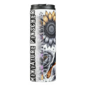 ミニチュアピンシャーグレースケールガーデン タンブラー (裏面)