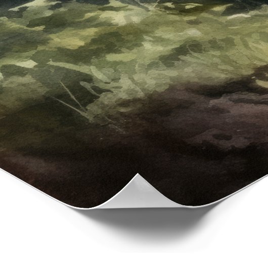 ミニチュアピンシャードッグアートプリントポスター ポスター (角)