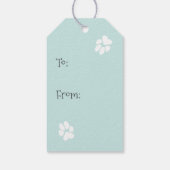 ミニチュアピンシャードッグハッピーハウリデイズキュートパピー ギフトタグ (裏面)