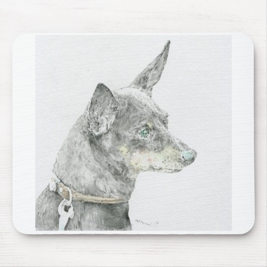 ミニチュアピンシャーマウスパッド マウスパッド (正面)