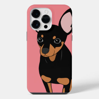 ミニチュアピンシャー ミニピン アップルiPhone 14ケース iPhone 14 Pro Maxケース