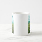 ミニチュアブラウンホースバレンタインハート コーヒーマグカップ (中央)