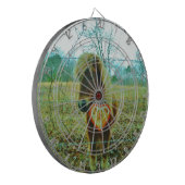 ミニチュアブラウンホースバレンタインハート ダーツボード (正面左)